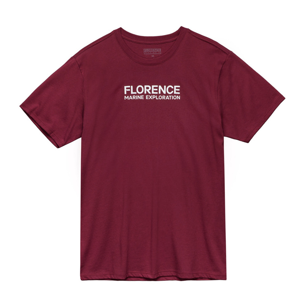 NEW Florence Marine X Men's Small Marine Exploration Maroon T-Shirt M12-5 - Picture 2 of 10